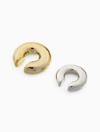 Серьги «Каффы» набор 2 шт., бублики, цвет серебро с золотом - Фото 8