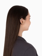 Серьги «Каффы», набор 2 шт. бублики, цвет серебро с золотом - Фото 6