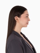 Серьги «Каффы», набор 2 шт. бублики, цвет серебро с золотом - Фото 10