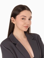 Серьги «Каффы», набор 2 шт. бублики, цвет серебро с золотом - Фото 5