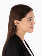 Серьги «Каффы» набор 2 шт., бублики, цвет золото с серебром - Фото 7