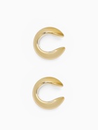 Серьги «Каффы» набор 2 шт., объёмные, цвет золото - Фото 6