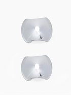 Серьги «Каффы», набор 2 шт. объёмные, цвет серебро - Фото 6