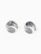 Серьги «Каффы», набор 2 шт. объёмные, цвет серебро - Фото 8