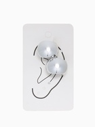 Серьги «Каффы» набор 2 шт., объёмные, цвет серебро - Фото 5