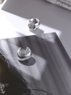 Серьги «Каффы» набор 2 шт., объёмные, цвет серебро - Фото 10