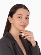 Серьги «Каффы» набор 2 шт., объёмные, цвет серебро - Фото 13