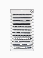 Браслет-оберег «Гематит» ассорти форм, серый - Фото 1