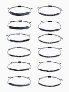 Браслет-оберег «Гематит» ассорти форм, серый - Фото 3