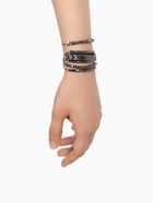 Браслет-оберег «Гематит» ассорти форм, серый - Фото 5