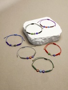 Браслет-оберег «Глазик» ассорти, цветной в серебре - Фото 5