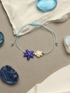 Браслет на нити «Звезда и Черепашка», фиолетовый в серебре - Фото 2