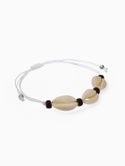 Браслет на нити «Ракушка. Кокос», d=7 см, белый в серебре - Фото 3