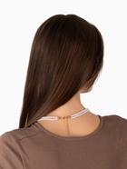 Бусы с жемчугом «Бусина», два ряда №4+6, белые в золоте, 50 см - Фото 4