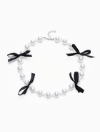 Бусы «Бантик», бусина №6.14, чёрно-белые, 40 см - Фото 1