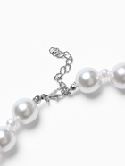 Бусы «Бантик», бусина №6.14, чёрно-белые, 40 см - Фото 5