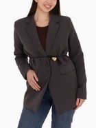 Чокер/кулон на шнурке «Сердце» крупное, металлик, цвет чёрный в золоте, 60 см - Фото 9