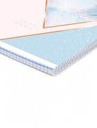 Тетрадь в клетку, 96 л., А5, на спирали «Мрамор» МИКС - Фото 2