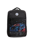 Рюкзак школьный, 39×26×19 см, Grizzly, эргономичная спинка, отделение для ноутбука, чёрный, RB-556-2_1 - Фото 3