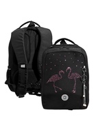 Рюкзак школьный, 39×26×17 см, Grizzly, эргономичная спинка, чёрный, RG-566-2_2 - Фото 1