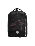 Рюкзак школьный, 39×26×17 см, Grizzly, эргономичная спинка, чёрный, RG-566-2_2 - Фото 3