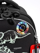 Рюкзак школьный, 36х28х20 см, Grizzly, каркасный, чёрный, RAz-587-5_1 10869839 - фото 4258689