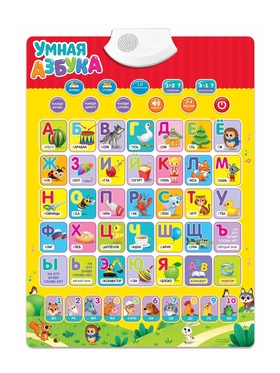 {{photo.Alt || photo.Description || 'Уценка Электронный обучающий плакат «Умная азбука», работает от батареек'}}