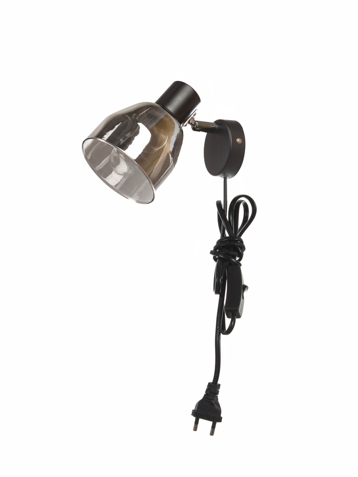 Спот «Арнелла» 1хЕ14 40 Вт черный 16×16×12 см - Фото 1