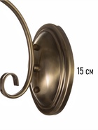 Бра настенное BayerLux «Дивея», 1хЕ27, 40 Вт, бронза, 26×15×22 см 10352882 - фото 14446465