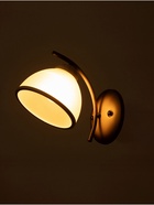 Бра настенное BayerLux «Джина», 1хЕ27, 40 Вт, черно-бежевый, 22×15×16 см - Фото 3