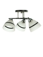 Люстра потолочная BayerLux «Лайма», 3хЕ27, 40 Вт, черно-хромовый, 46×46×24 см - Фото 4