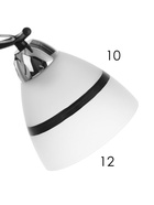 Люстра потолочная BayerLux «Лайма», 3хЕ27, 40 Вт, черно-хромовый, 46×46×24 см - Фото 6