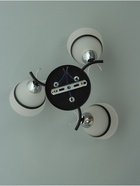 Люстра потолочная BayerLux «Лайма», 3хЕ27, 40 Вт, черно-хромовый, 46×46×24 см - Фото 7