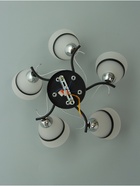 Люстра потолочная BayerLux «Лайма», 5хЕ27, 40 Вт, черно-хромовый, 55×55×24 см - Фото 7