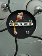 Люстра потолочная BayerLux «Лайма», 5хЕ27, 40 Вт, черно-хромовый, 55×55×24 см - Фото 8