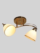 Люстра потолочная BayerLux «Андер», 2хЕ27, 40 Вт, золото, 42×19×24 см - Фото 2