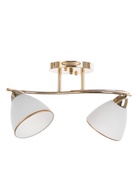 Люстра потолочная BayerLux «Андер», 2хЕ27, 40 Вт, золото, 42×19×24 см - Фото 4