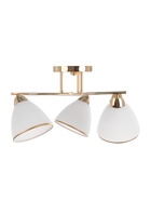 Люстра потолочная BayerLux «Андер», 3хЕ27, 40 Вт, золото, 44×44×24 см - Фото 4