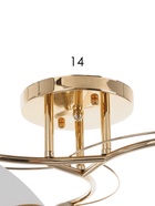 Люстра потолочная BayerLux «Андер», 3хЕ27, 40 Вт, золото, 44×44×24 см - Фото 5