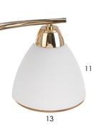 Люстра потолочная BayerLux «Андер», 3хЕ27, 40 Вт, золото, 44×44×24 см - Фото 6