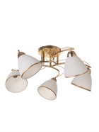 Люстра потолочная BayerLux «Андер», 5хЕ27, 40 Вт, золото, 44×44×24 см - Фото 1