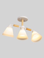 Люстра потолочная BayerLux «Вудли», 3хЕ27, 40 Вт, белый, 60×16×29 см - Фото 2