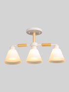 Люстра потолочная BayerLux «Вудли», 3хЕ27, 40 Вт, белый, 60×16×29 см - Фото 5