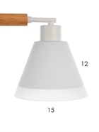 Люстра потолочная BayerLux «Вудли», 3хЕ27, 40 Вт, белый, 60×16×29 см - Фото 10