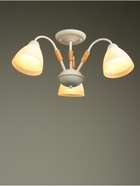 Люстра потолочная BayerLux «Нельсен», 3хЕ27, 40 Вт, белый, 57×57×25 см 10352903