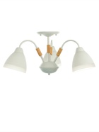 Люстра потолочная BayerLux «Нельсен», 3хЕ27, 40 Вт, белый, 57×57×25 см 10352903