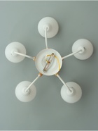 Люстра потолочная BayerLux «Нельсен», 5хЕ27, 40 Вт, белый, 57×57×25 см - фото 36606331