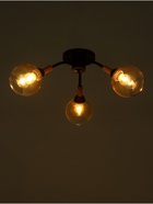 Люстра потолочная BayerLux «Гундер», 3хЕ27, 40 Вт, черный, 57×57×25 см - фото 36606356