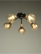 Люстра потолочная BayerLux «Гундер», 5хЕ27, 40 Вт, черный, 57×57×25 см 10352908