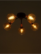 Люстра потолочная BayerLux «Гундер», 5хЕ27, 40 Вт, черный, 57×57×25 см 10352908